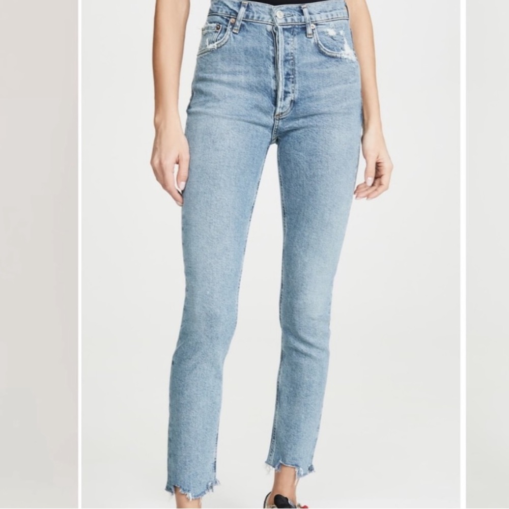 Agolde light wash skinny jeans size 29